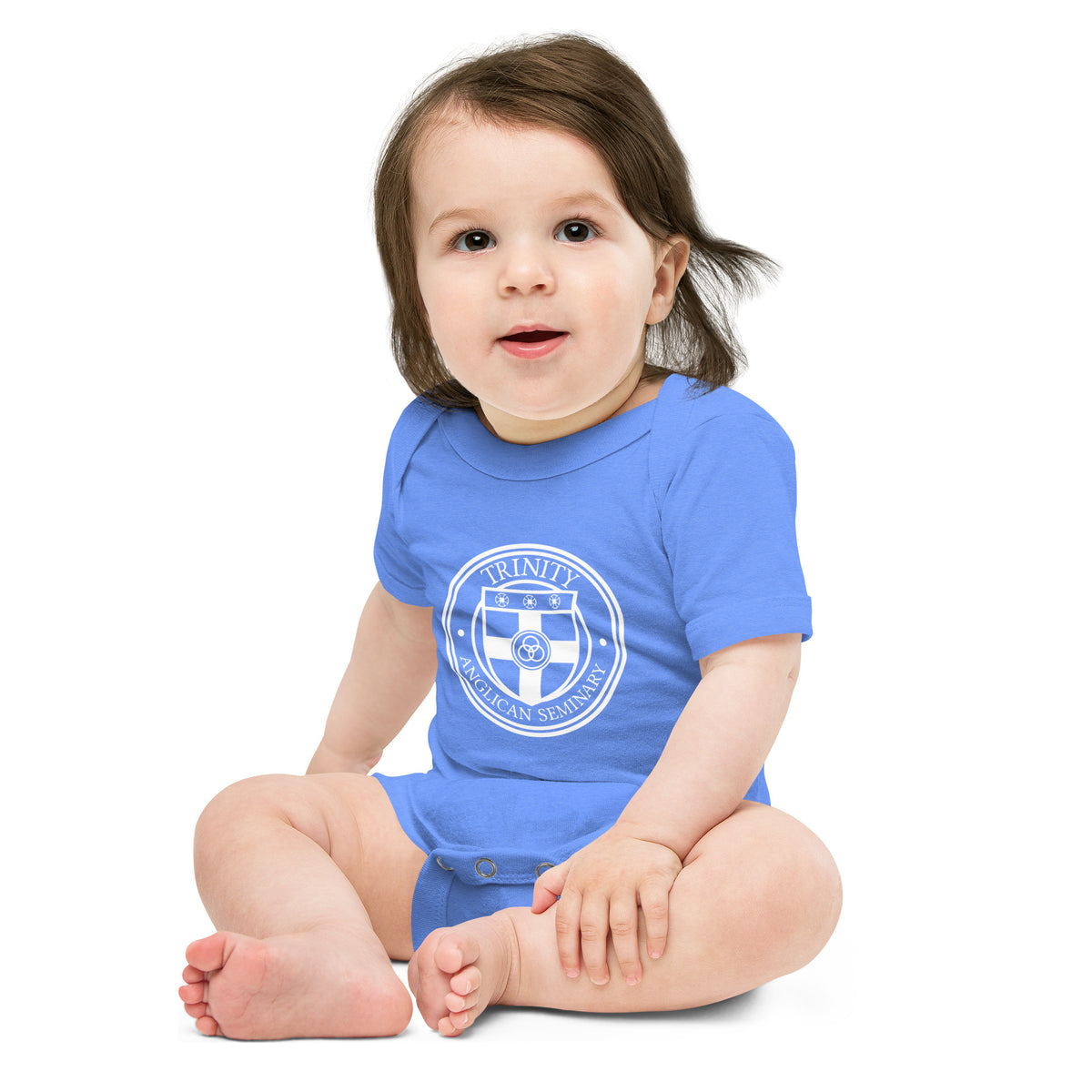 Trinity Baby Short Sleeve One Piece – Trinity Bookstore