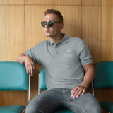 Trinity Men's Premium Polo - White Logo