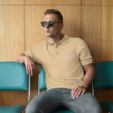 Trinity Men's Premium Polo - White Logo
