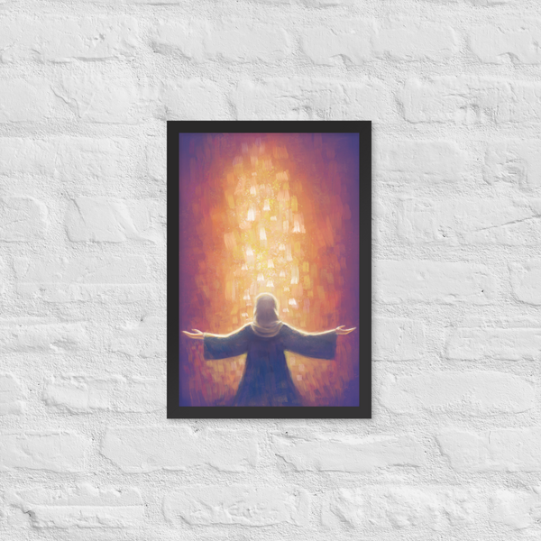 Framed Poster of 2021 Advent Devotional Cover Artwork