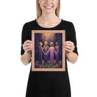 Framed Poster of 2022 Advent Devotional Cover Artwork